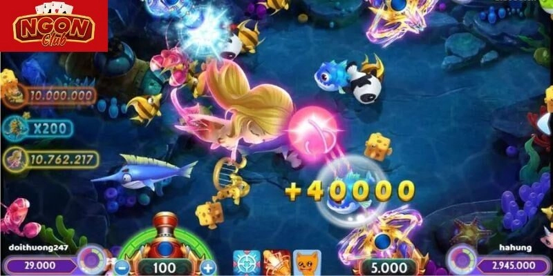 Dòng game Bắn cá vui luôn có nhiều công cụ hỗ trợ anh em khi chơi