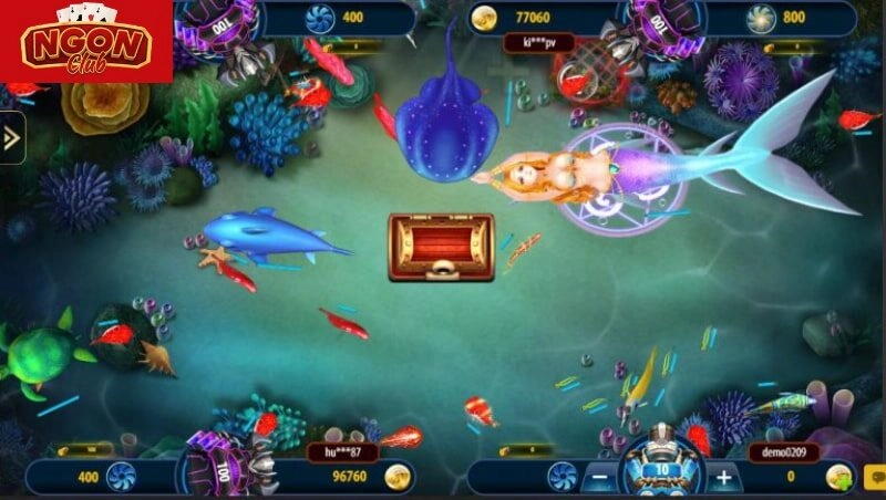 Cách chơi Rainbow Fish bắn cá vô cùng đơn giản, dễ thực hiện